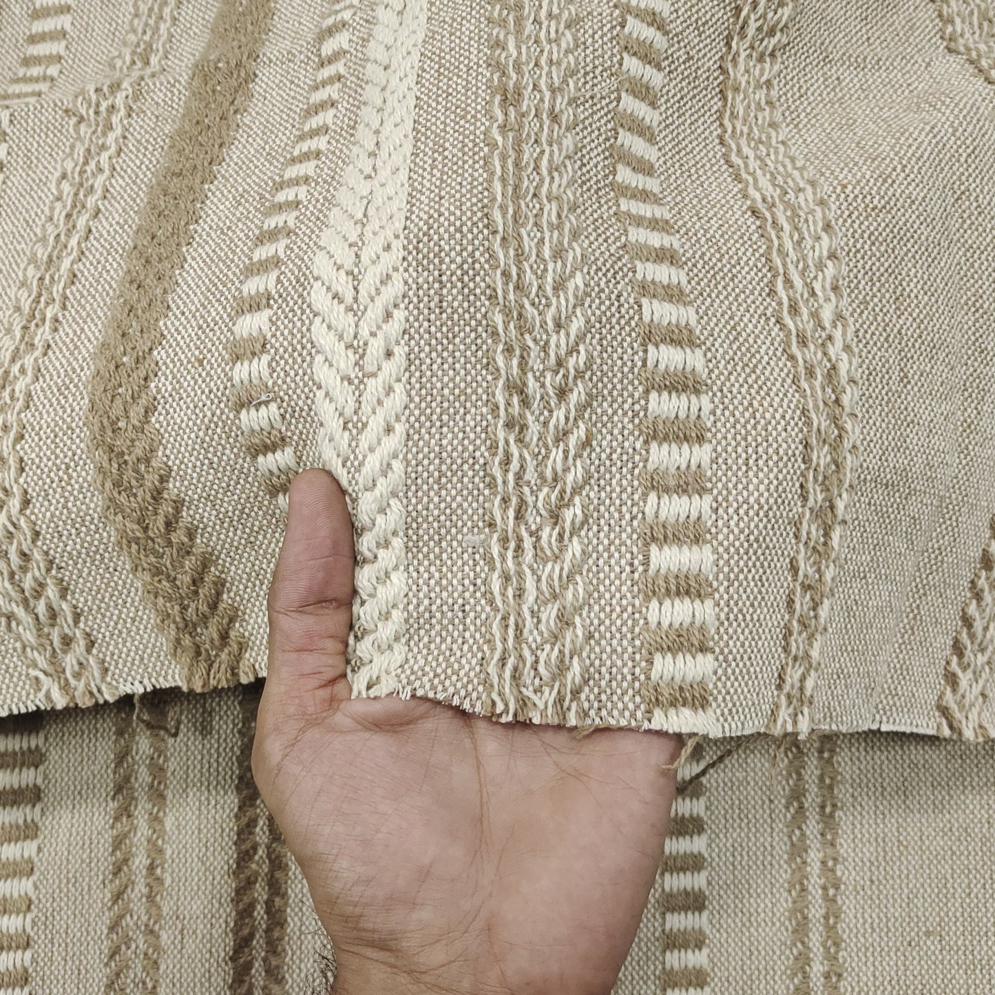 Handmade Jacquard Fabric HM048