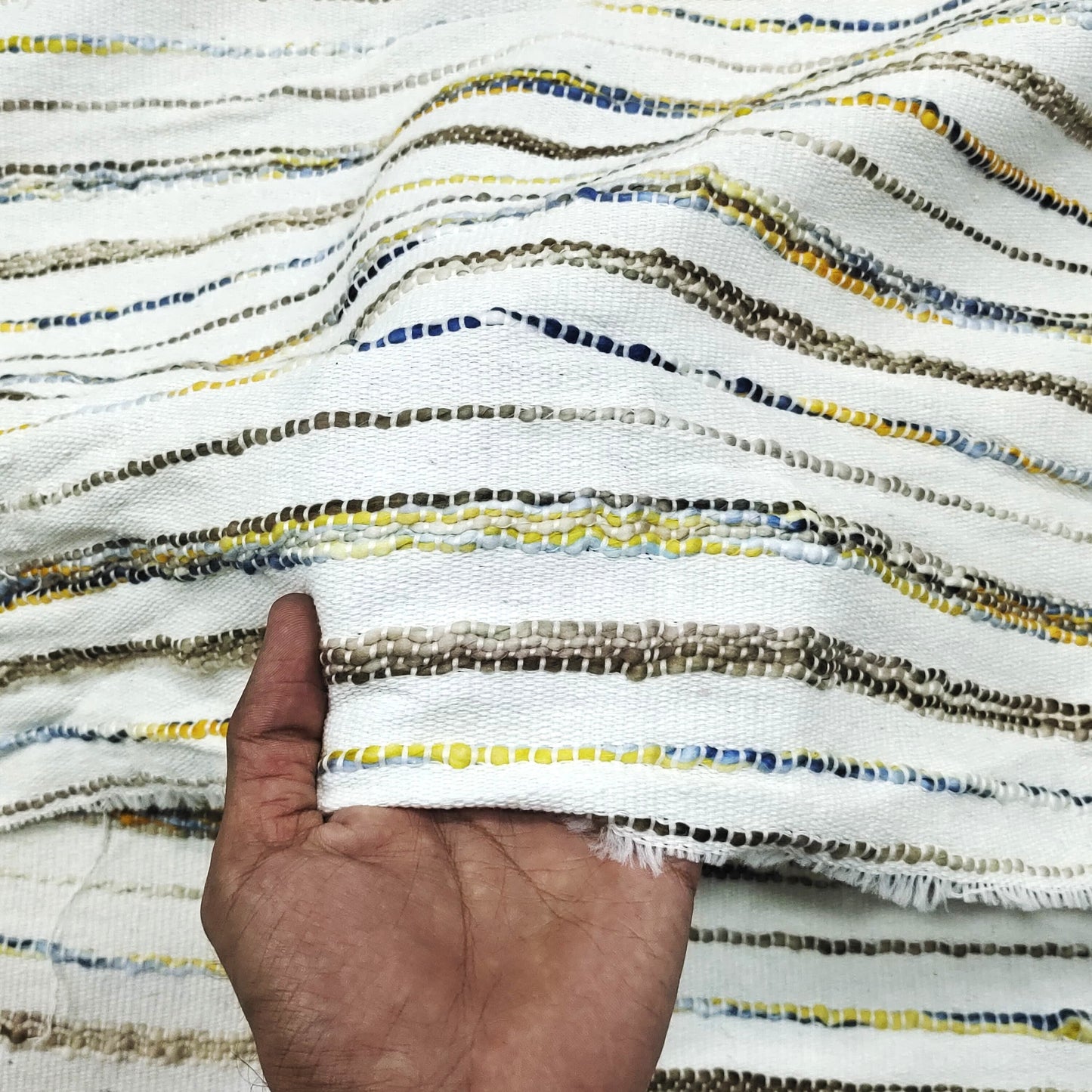 Handmade Jacquard Fabric HM088