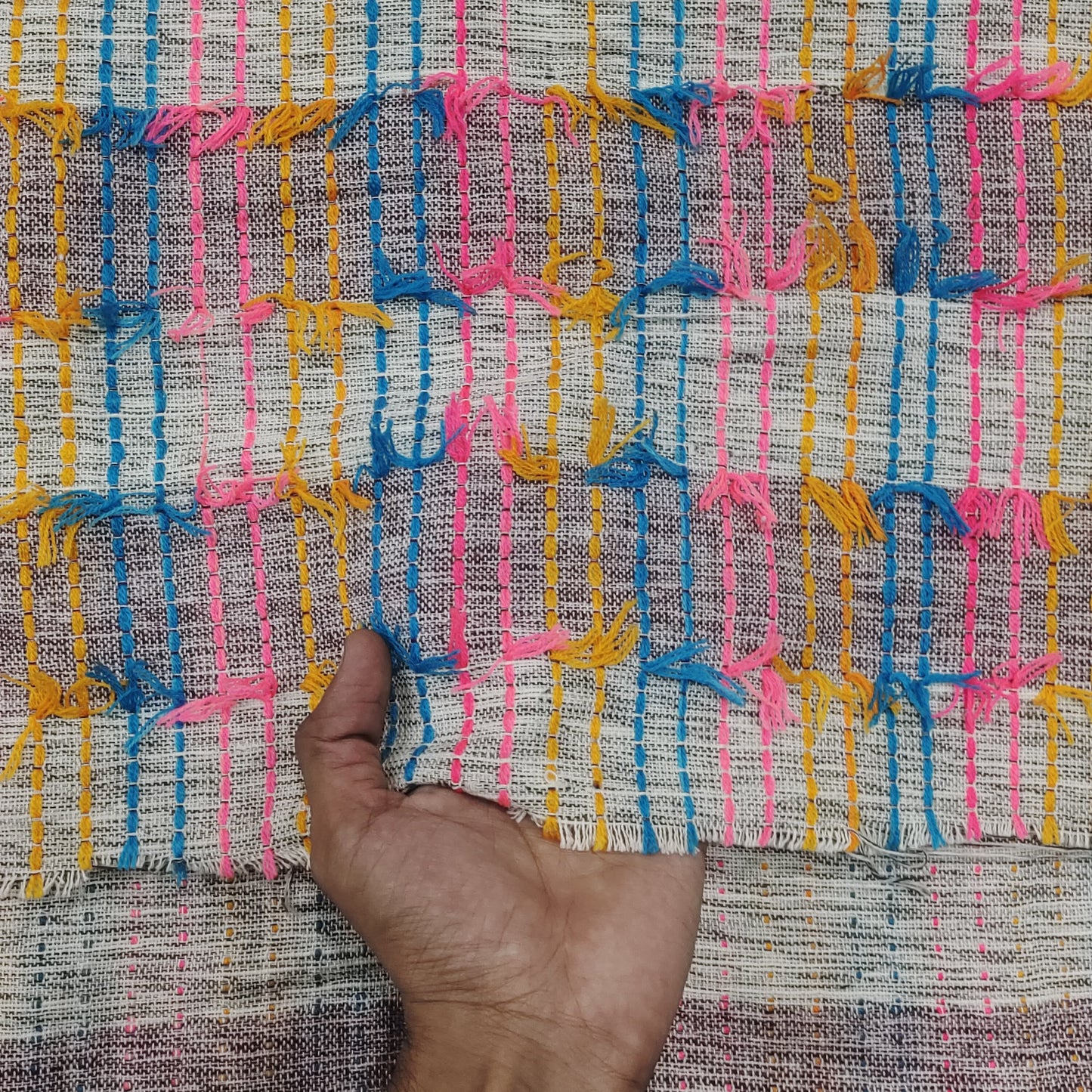 Handmade Jacquard Fabric HM062