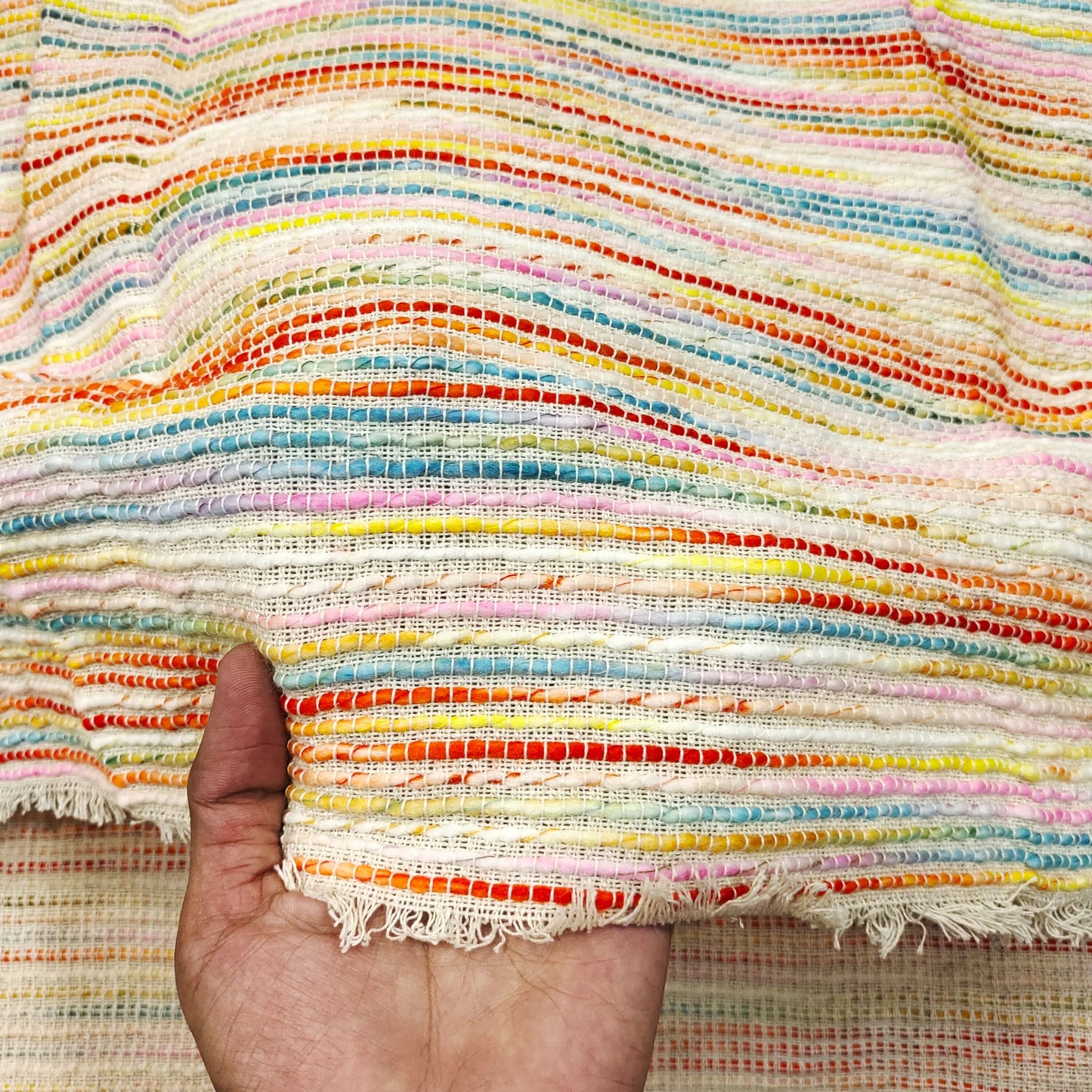 Handmade Jacquard Fabric HM100