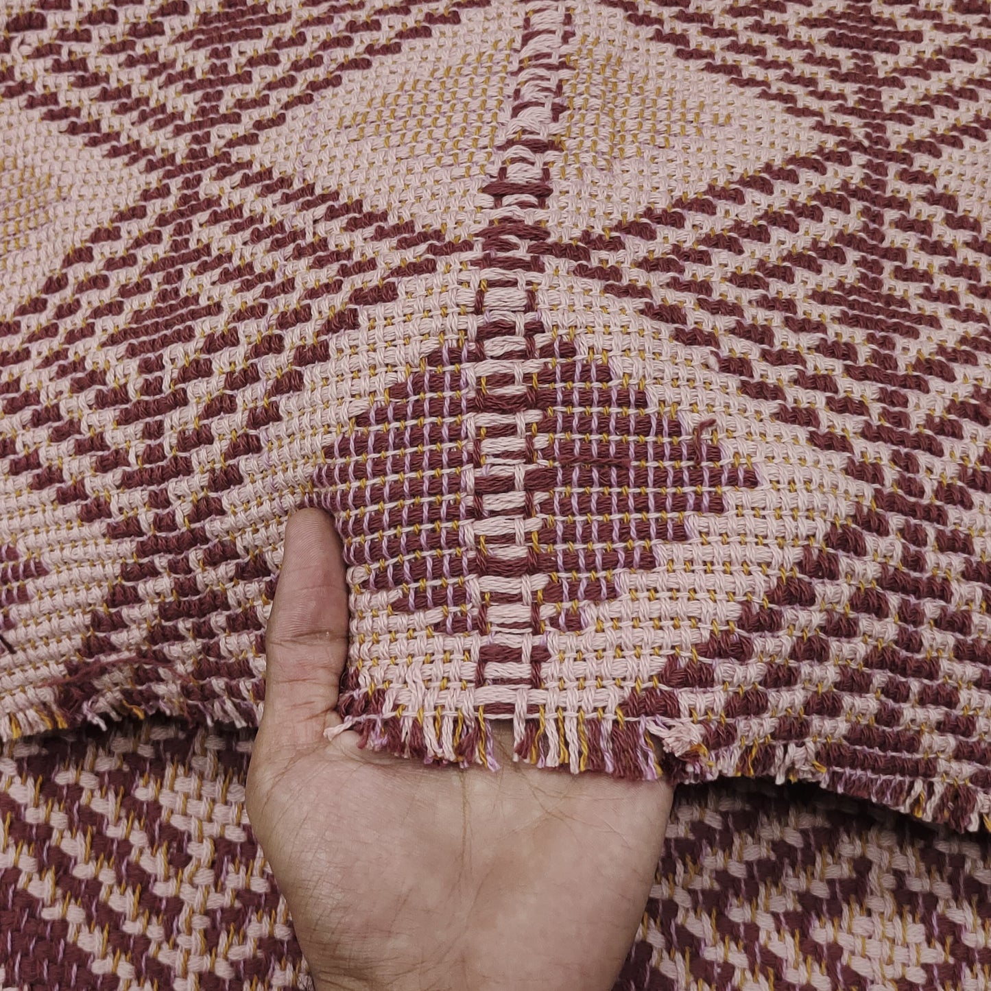 Handmade Jacquard Fabric HM078