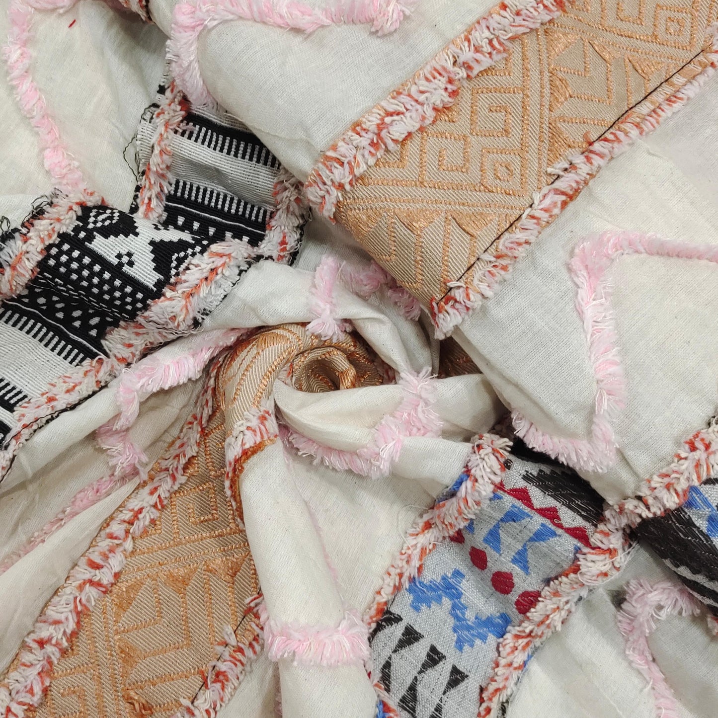 Handmade Patchwork  Fabric HM102