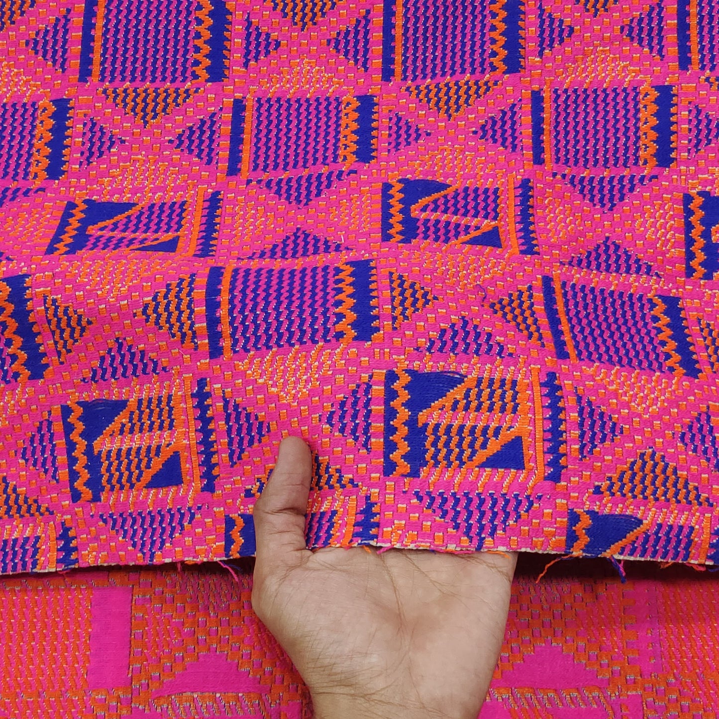 Handmade Jacquard Fabric HM076