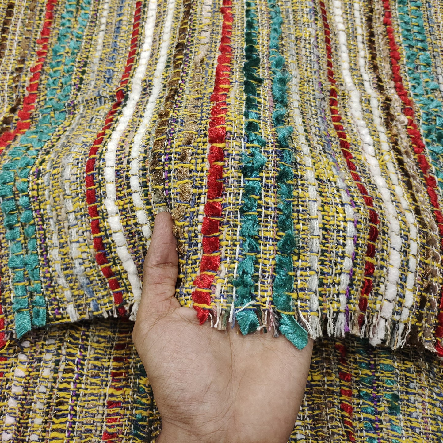 Handmade Jacquard Fabric HM009