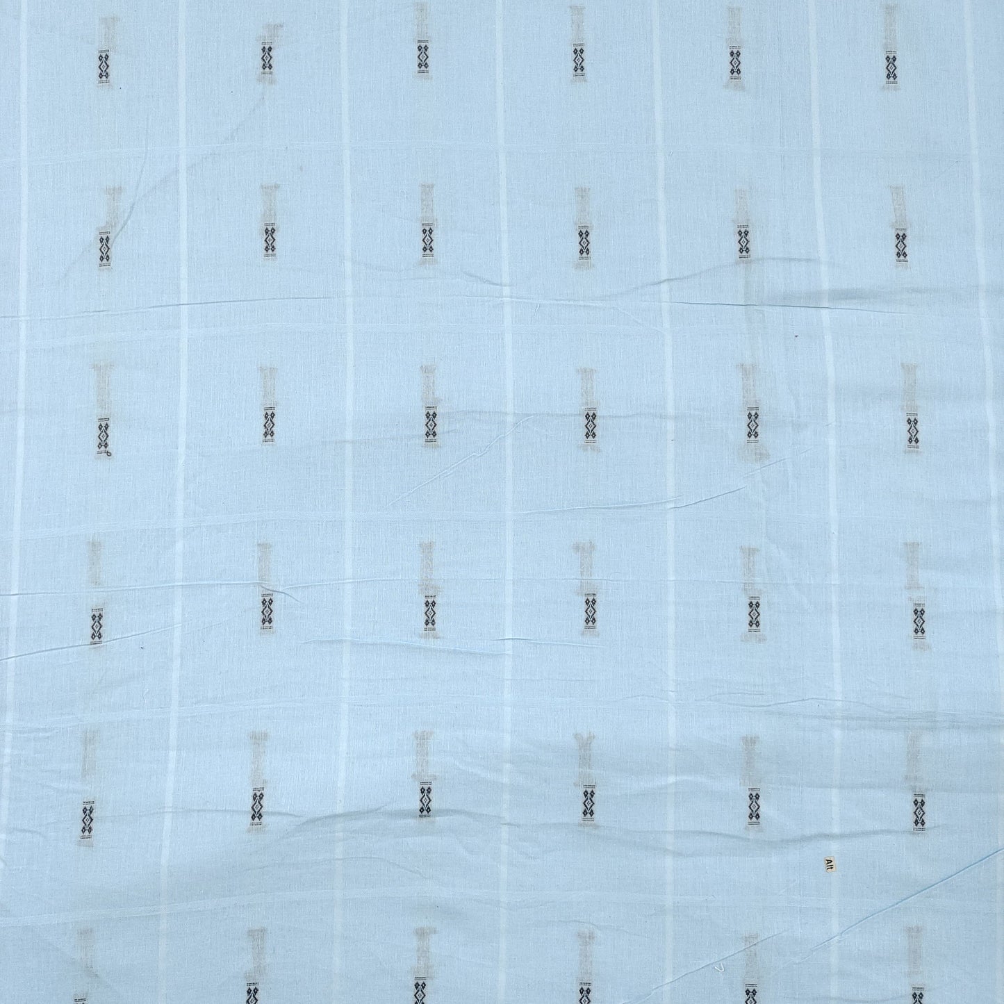 Cotton Dobby Blue Fabric CD012