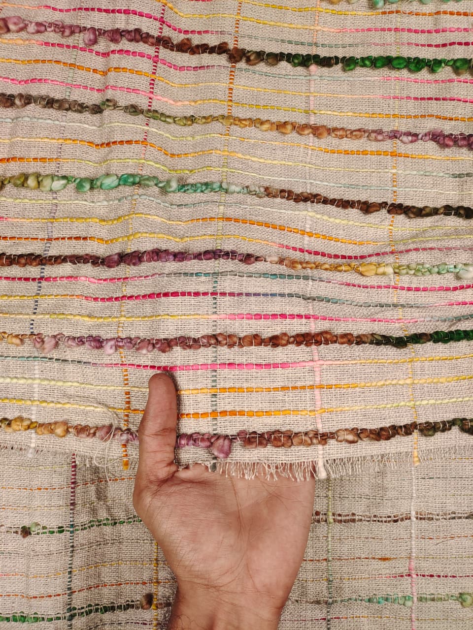 Handmade Jacquard Fabric HM179