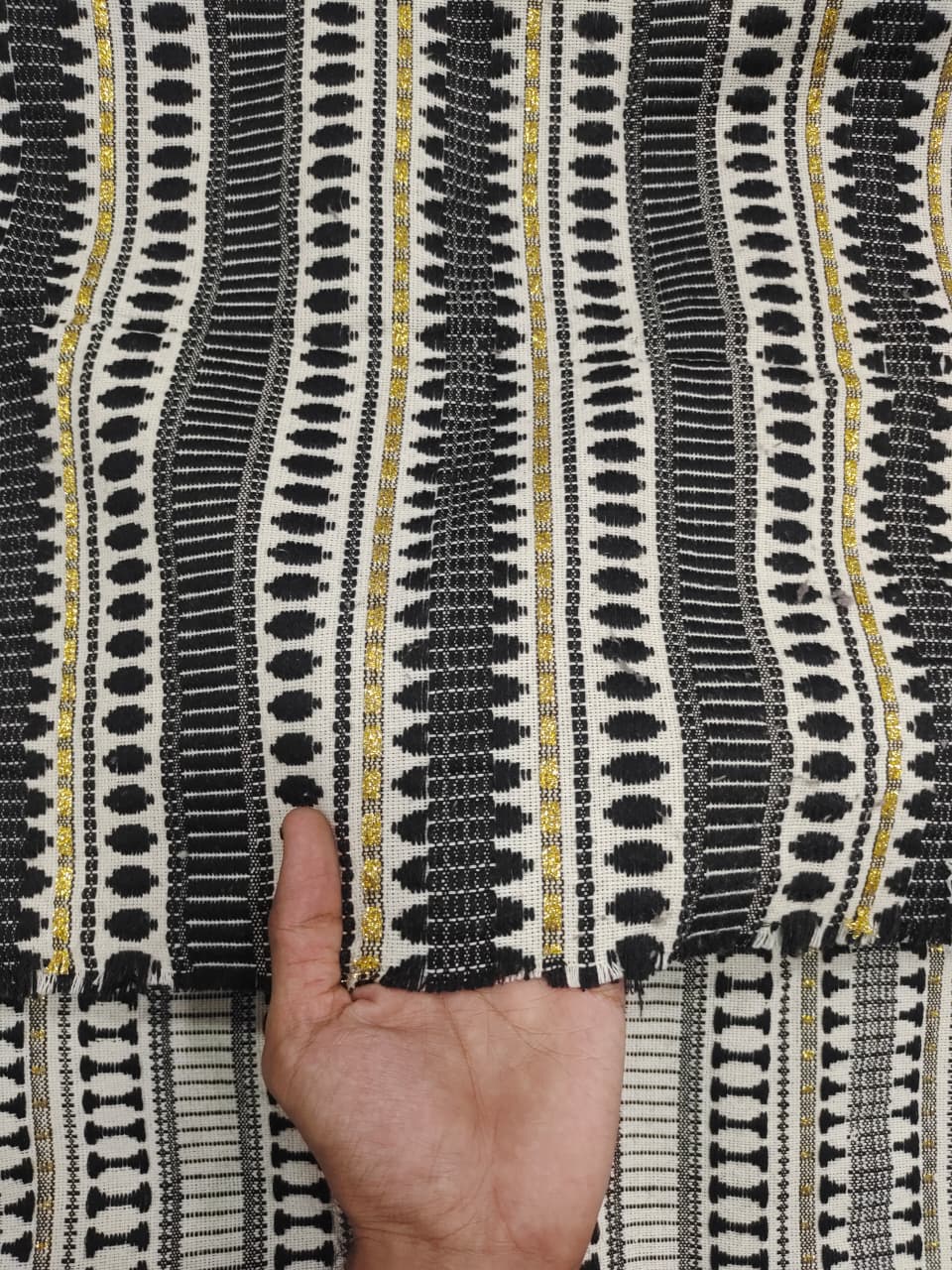 Jacquard Fabric ( black) JQ175