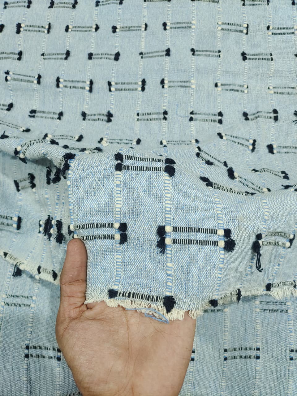 Handmade Jacquard Fabric HM176