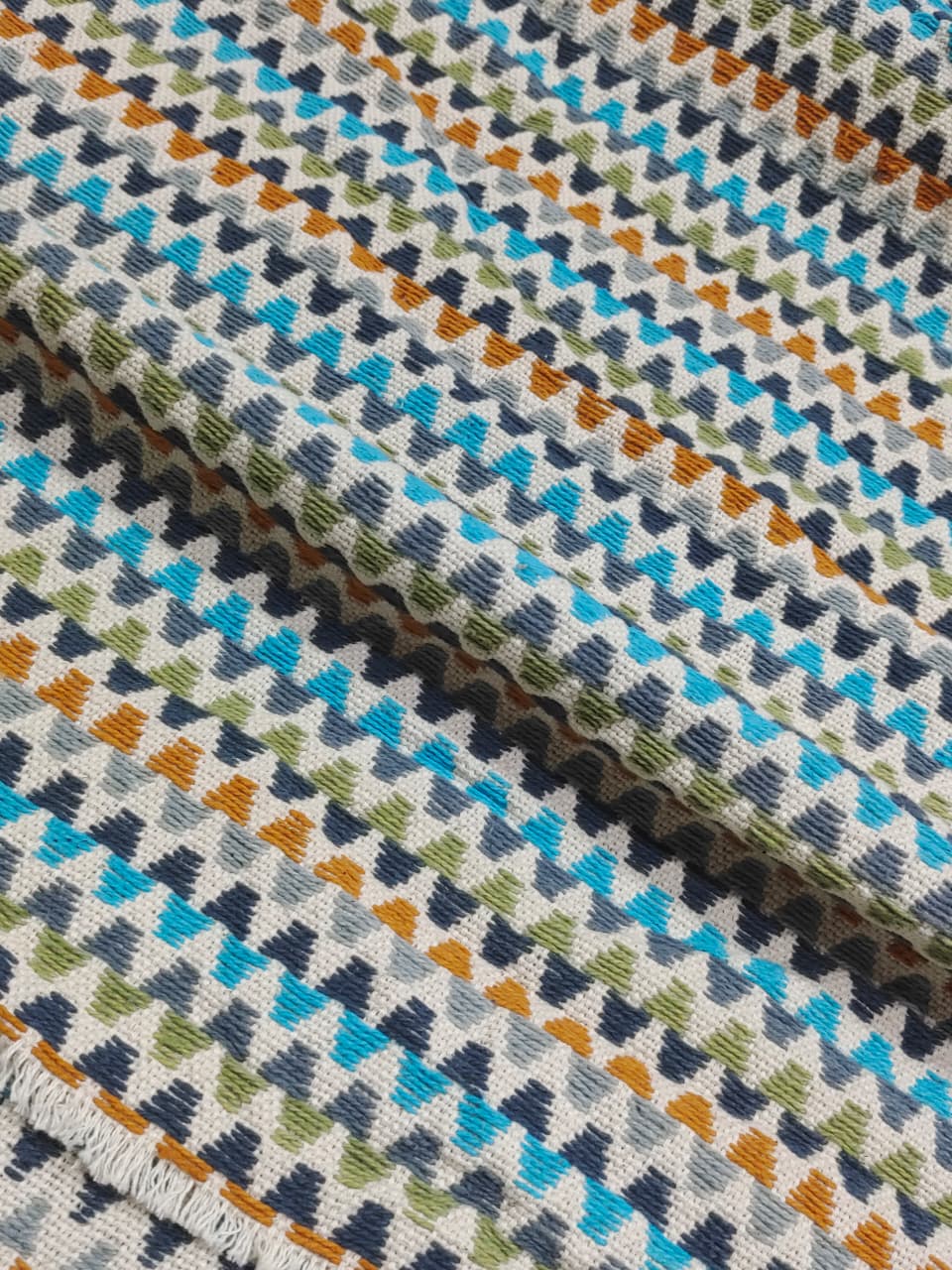 Handmade Jacquard Fabric  HM186