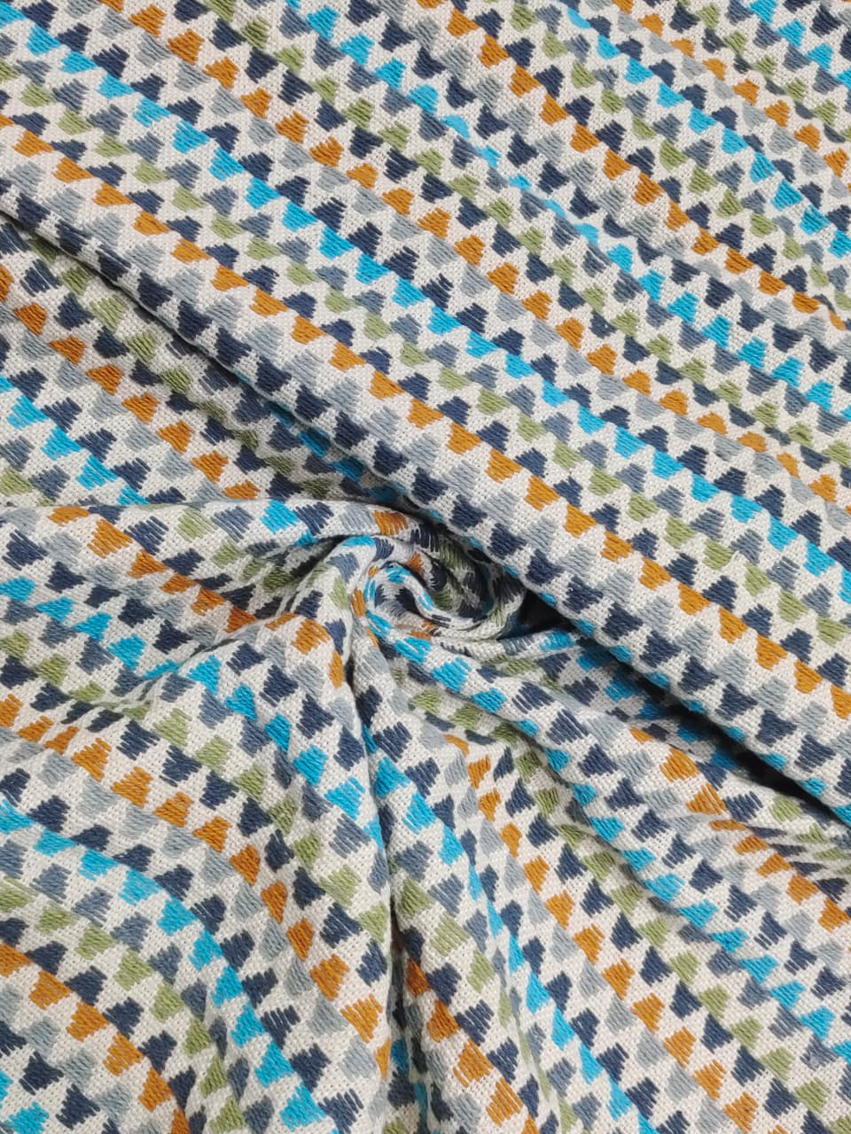 Handmade Jacquard Fabric  HM186