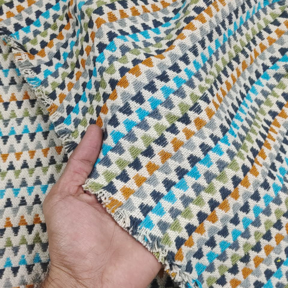 Handmade Jacquard Fabric  HM186
