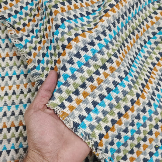 Handmade Jacquard Fabric  HM186
