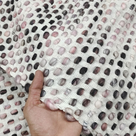 Handmade Jacquard Fabric  HM188