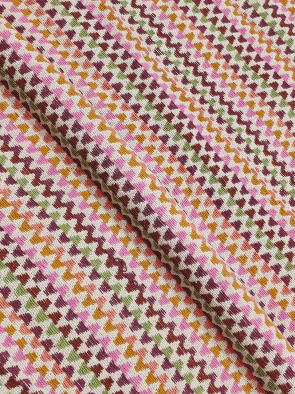 Handmade Jacquard Fabric  HM189