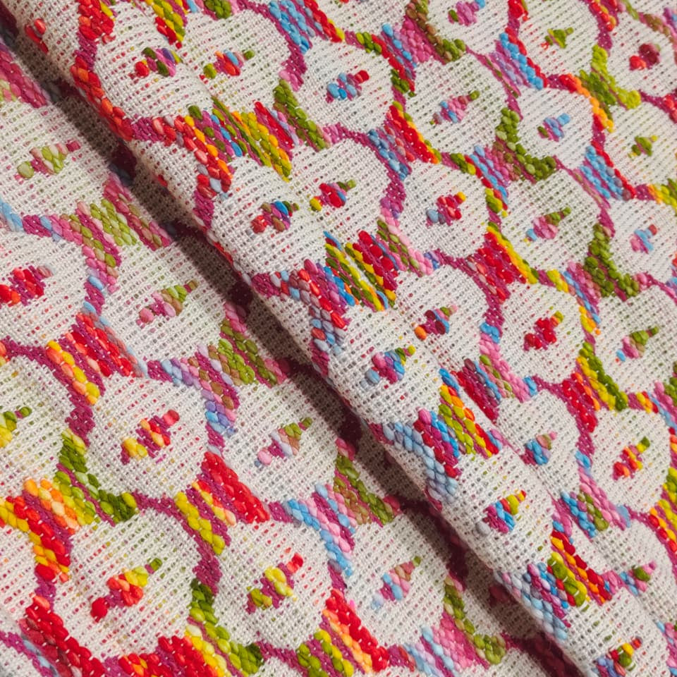 Handmade Jacquard Fabric  HM192