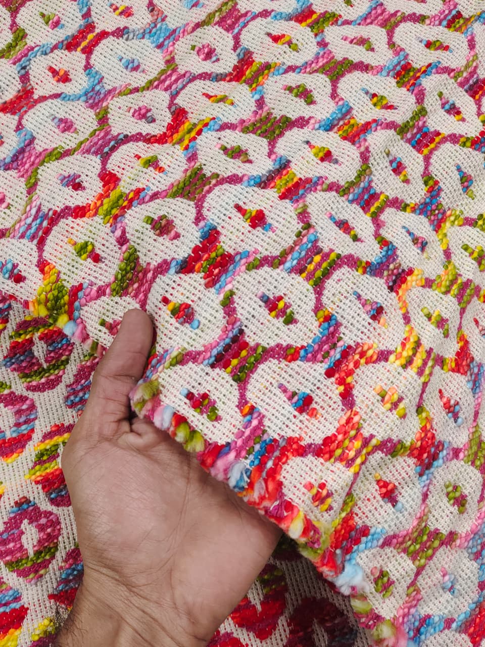 Handmade Jacquard Fabric  HM192