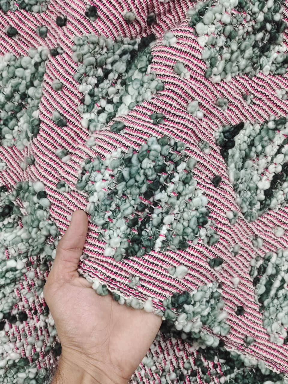 Handmade Jacquard Fabric  HM193