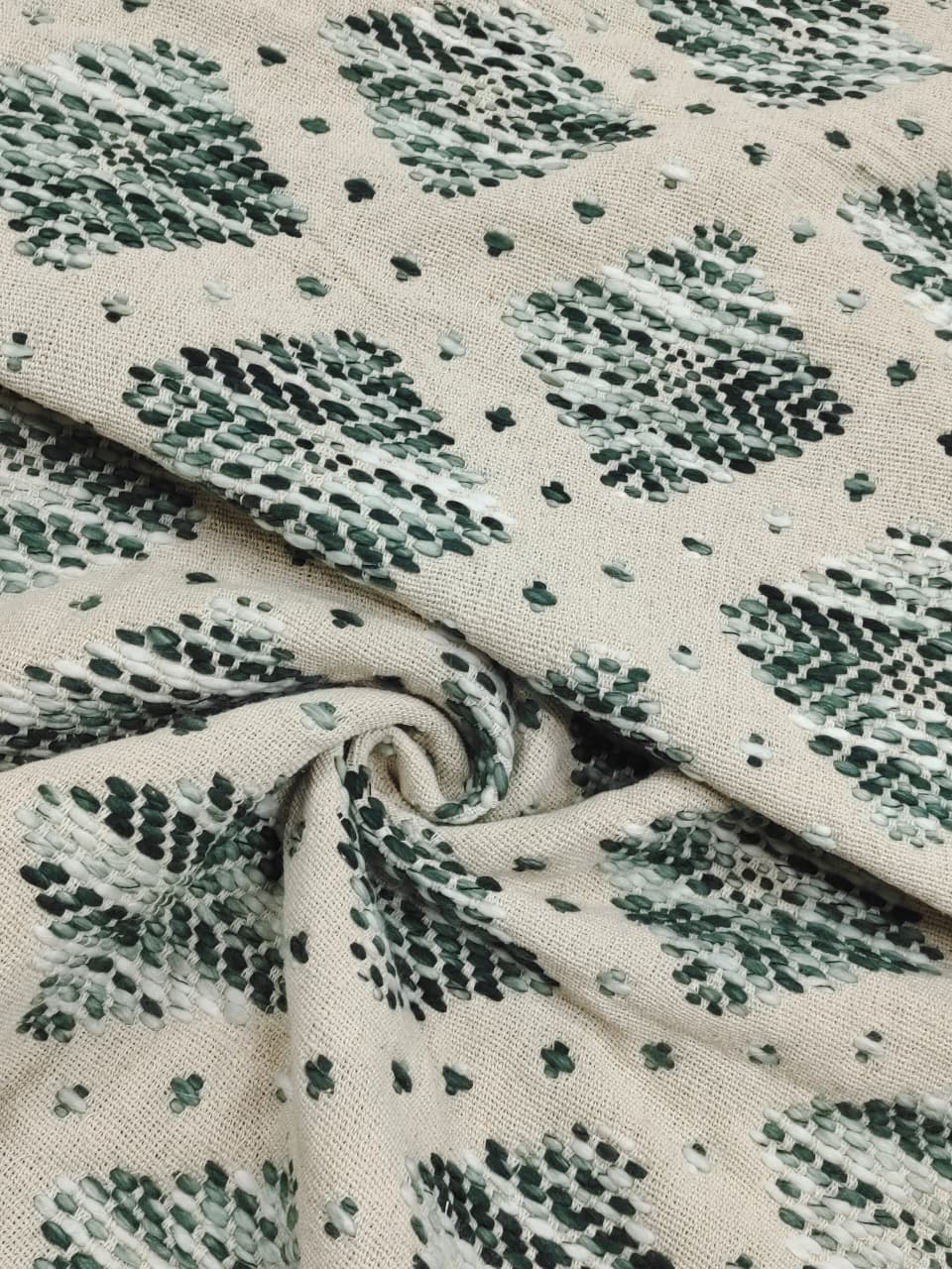 Handmade Jacquard Fabric  HM195