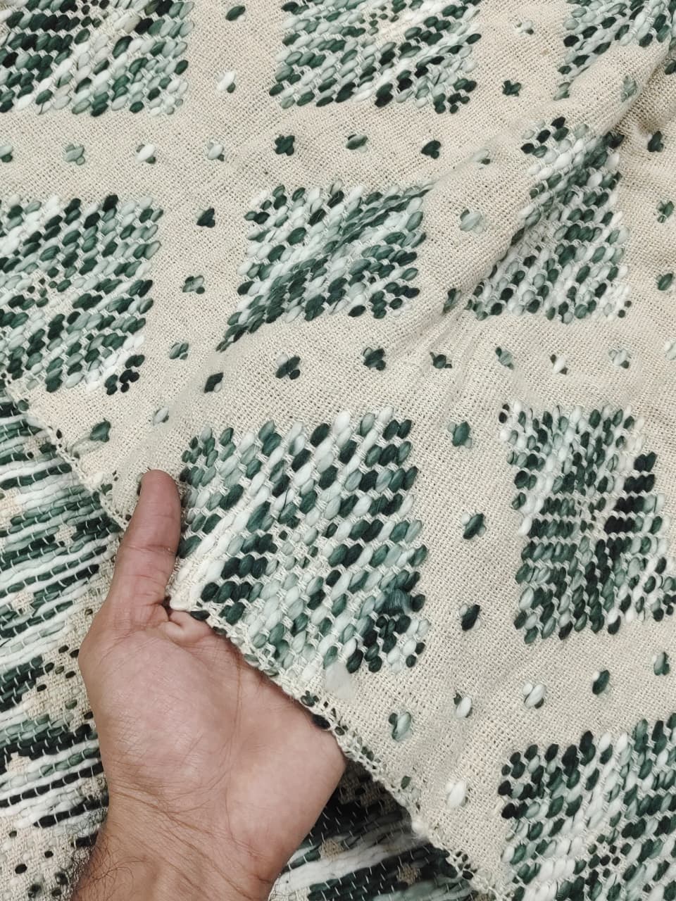 Handmade Jacquard Fabric  HM195