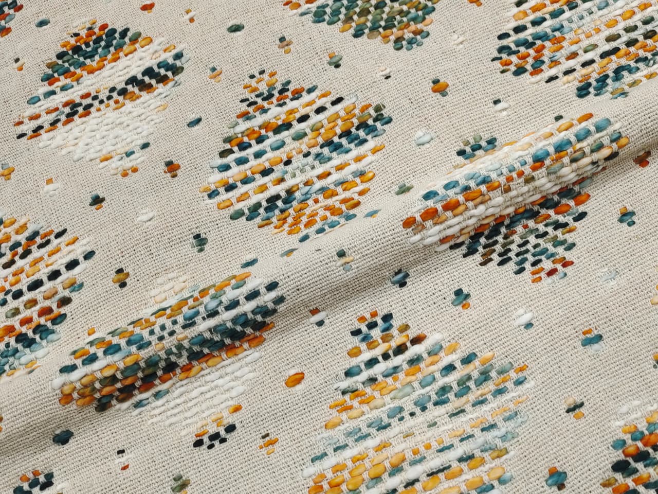 Handmade Jacquard Fabric  HM196
