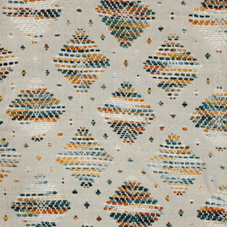 Handmade Jacquard Fabric  HM196