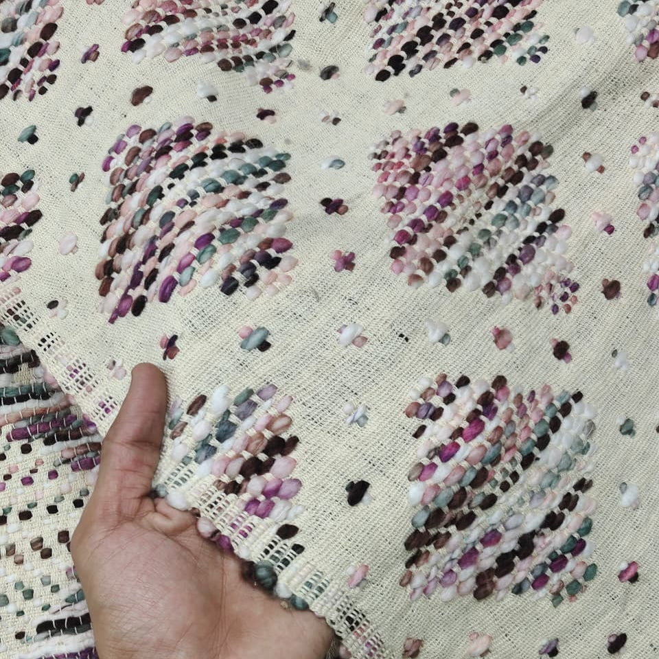 Handmade Jacquard Fabric  HM201