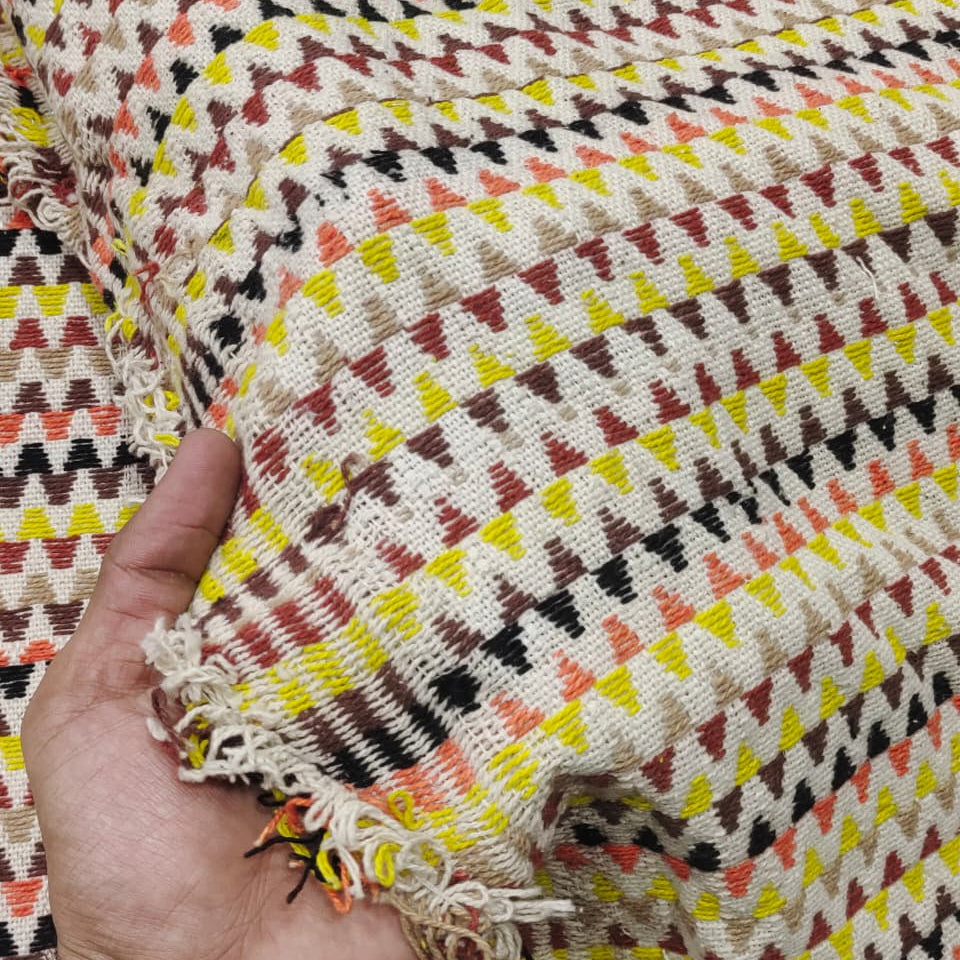 Handmade Jacquard Fabric  HM198