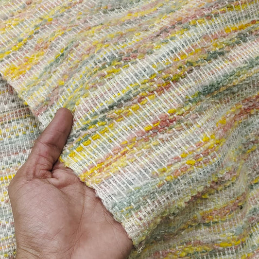 Handmade Jacquard Fabric  HM197