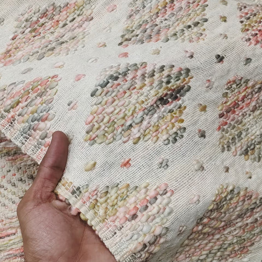 Handmade Jacquard Fabric  HM199