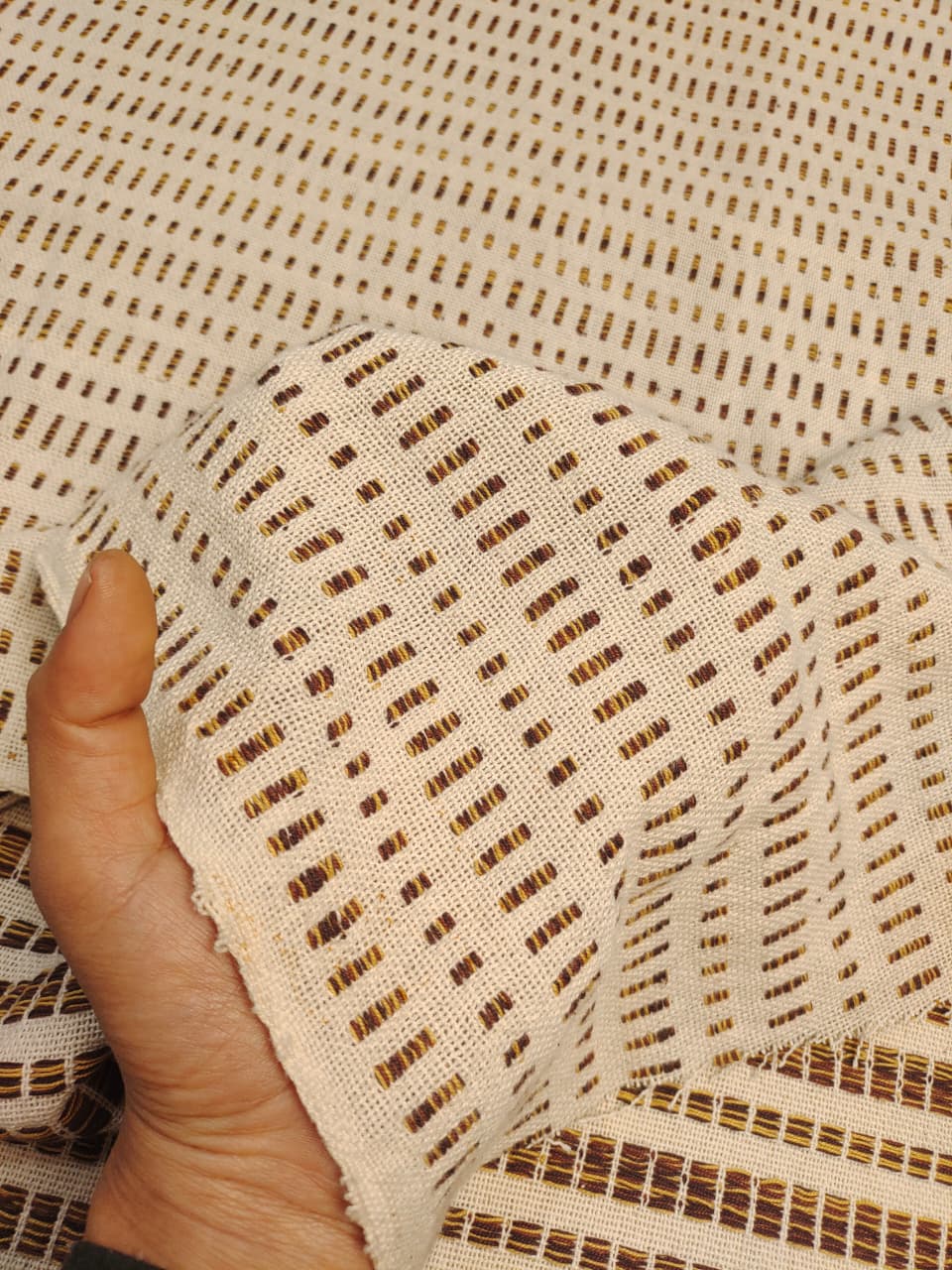 Handmade Jacquard Fabric HM239