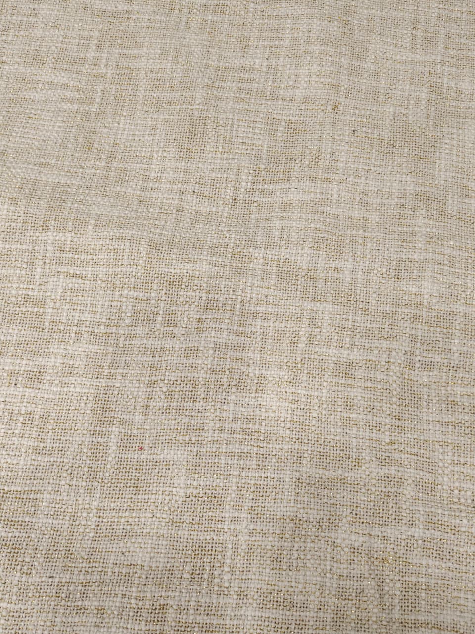 Slub With Golden Lurex Fabric SL069