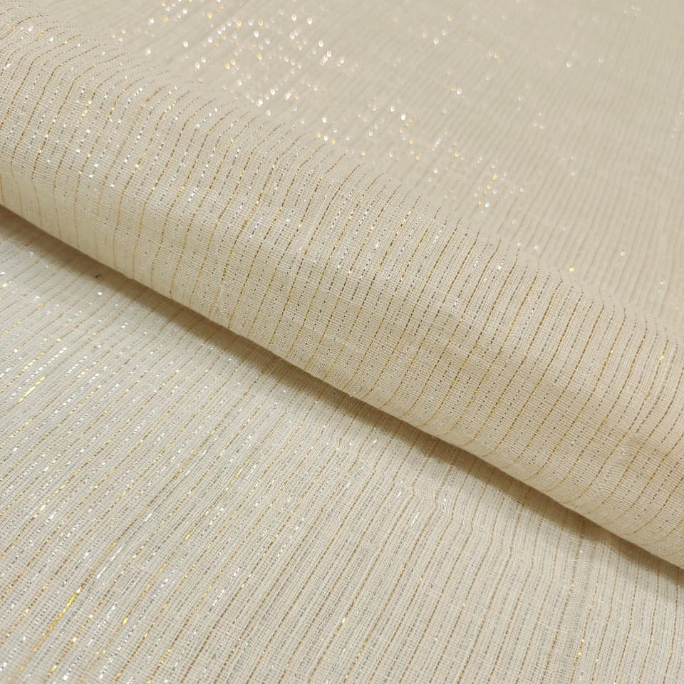 Pure Cotton Lurex Fabric CL053