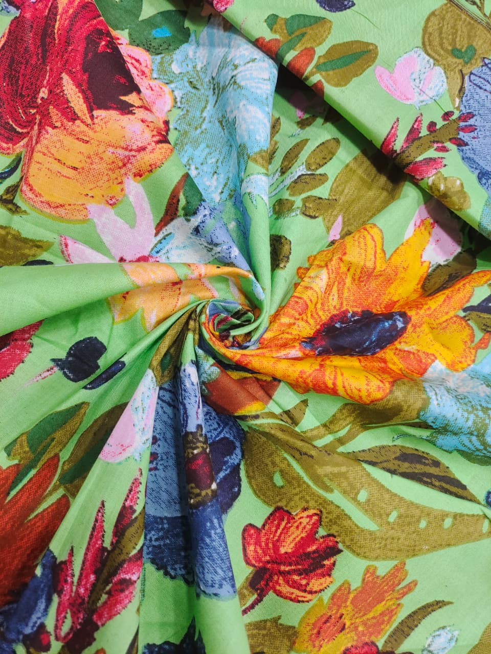Printed Cotton Fabric PC010