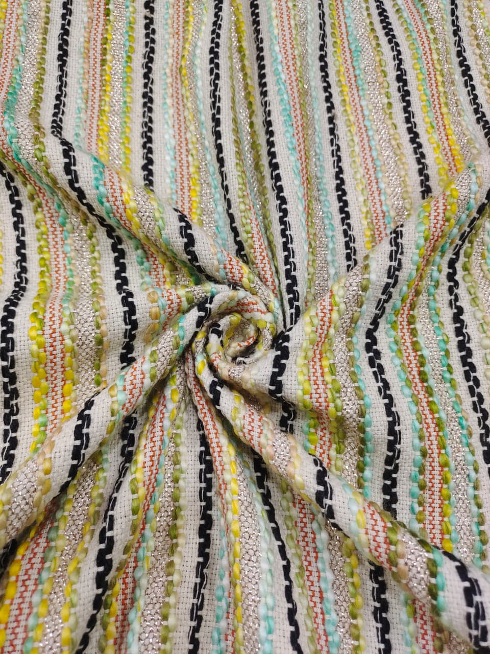 Handmade Jacquard Fabric HM244