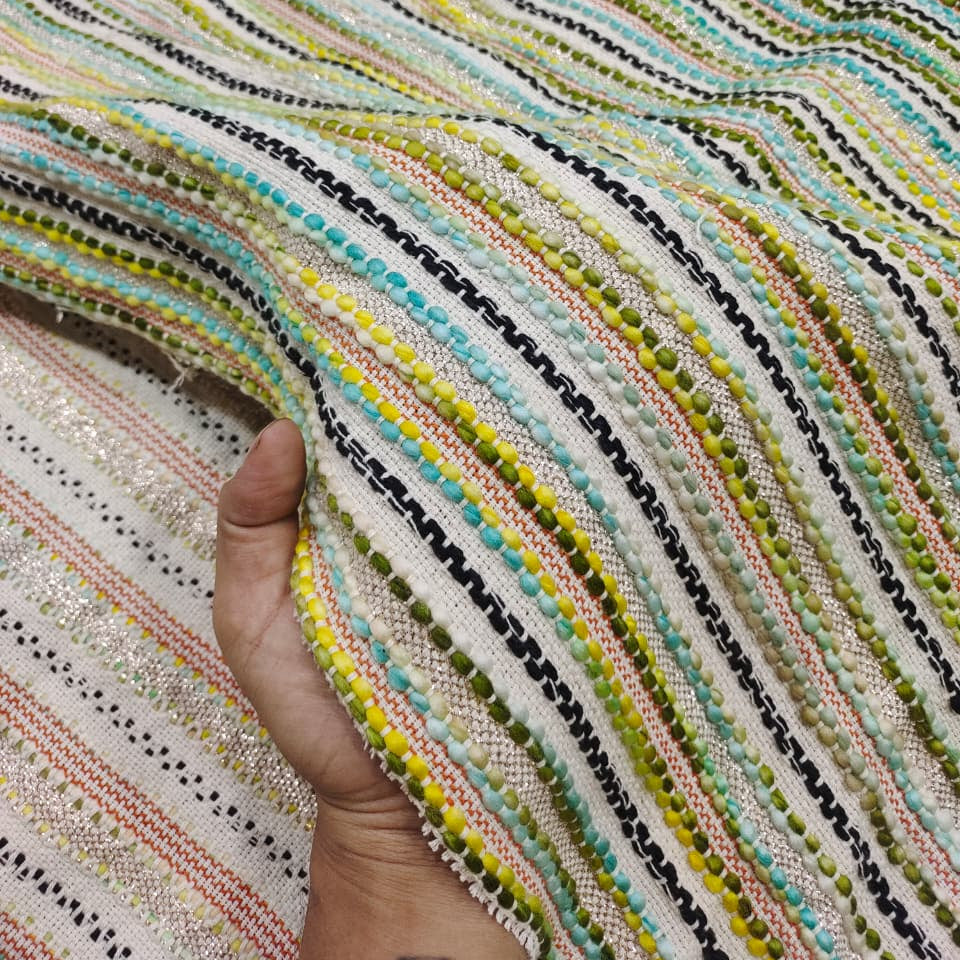 Handmade Jacquard Fabric HM244