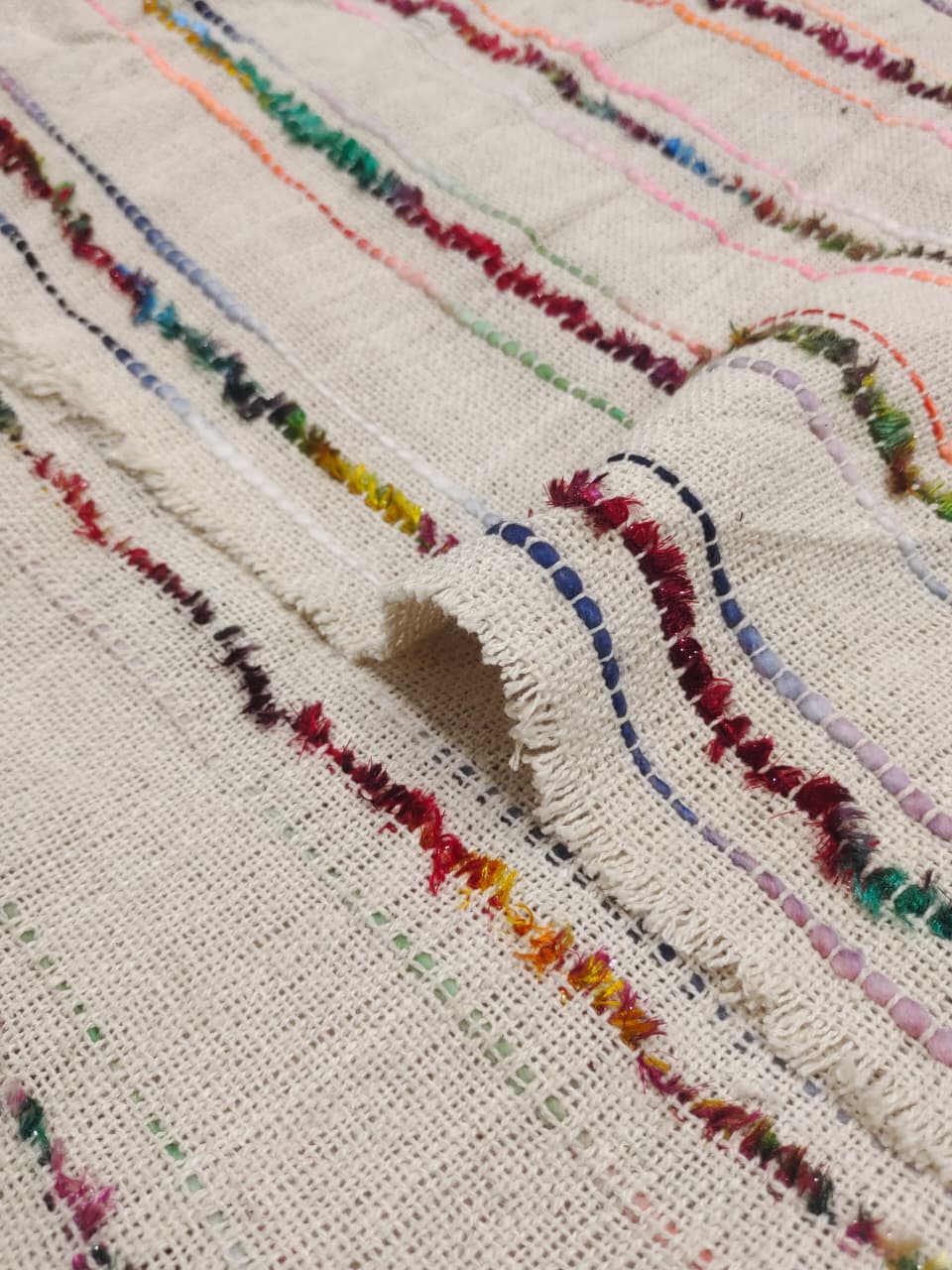 Handmade Jacquard Fabric HM258