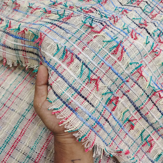 Handmade Jacquard Fabric HM263