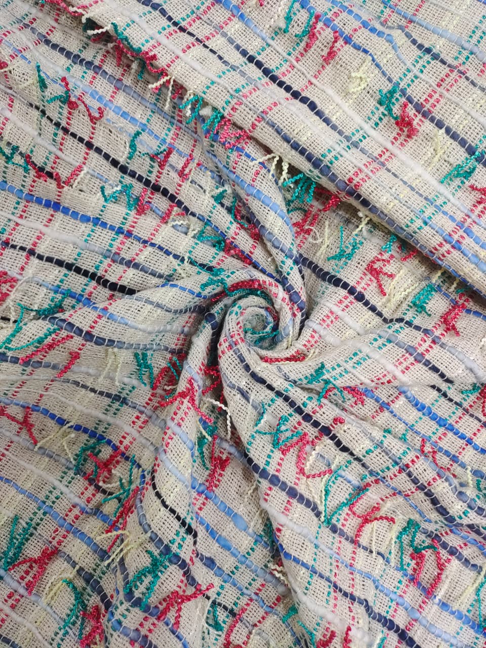 Handmade Jacquard Fabric HM263