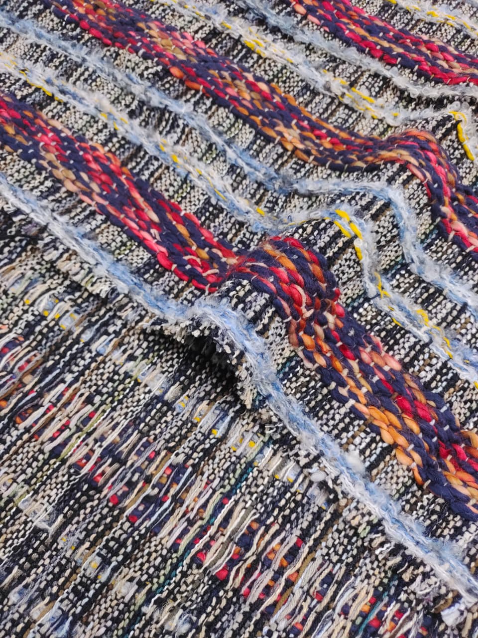 Handmade Jacquard Fabric HM265