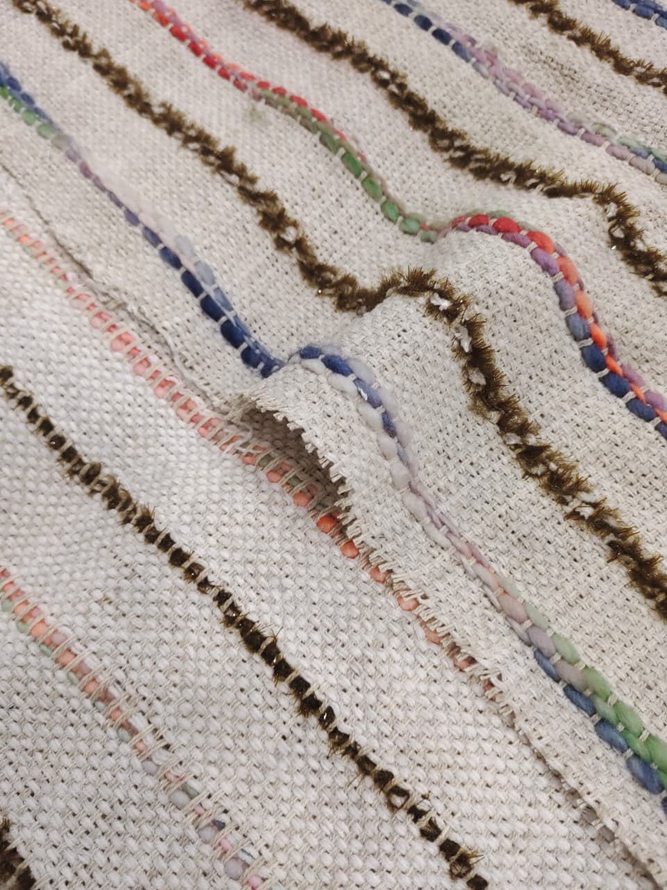Handmade Jacquard Fabric HM267