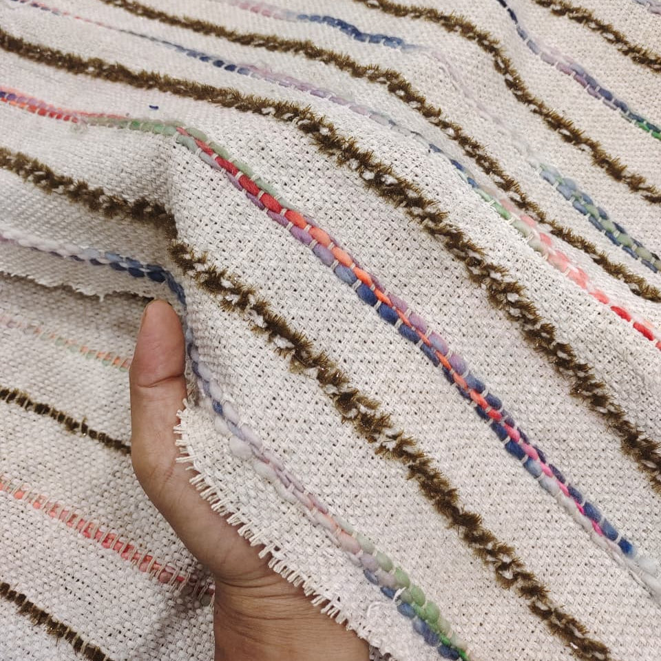 Handmade Jacquard Fabric HM267