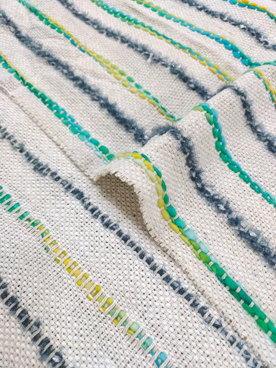 Handmade Jacquard Fabric HM269