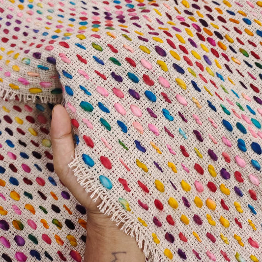 Handmade Jacquard Fabric HM271