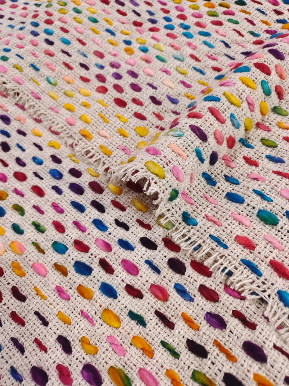 Handmade Jacquard Fabric HM271
