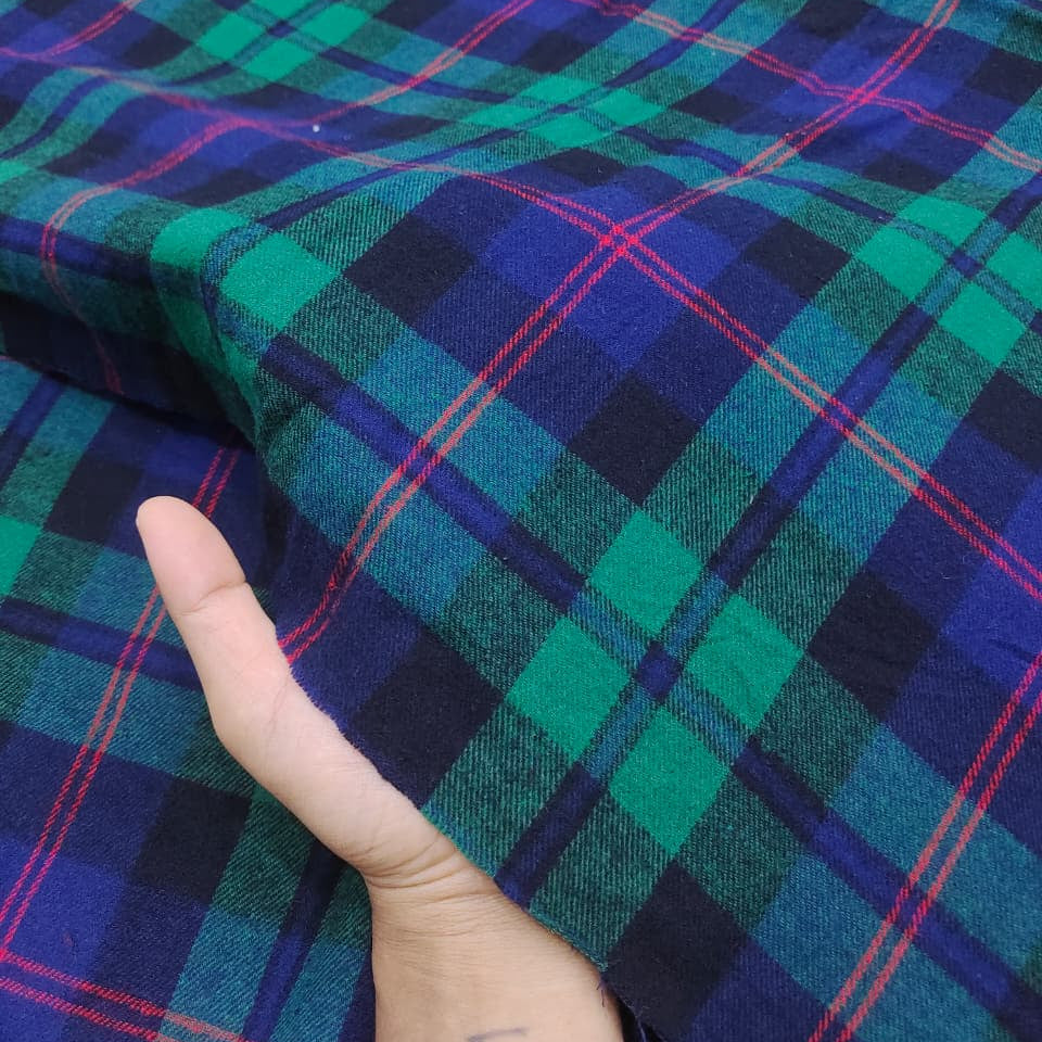 Brushed Checks Fabric SC099