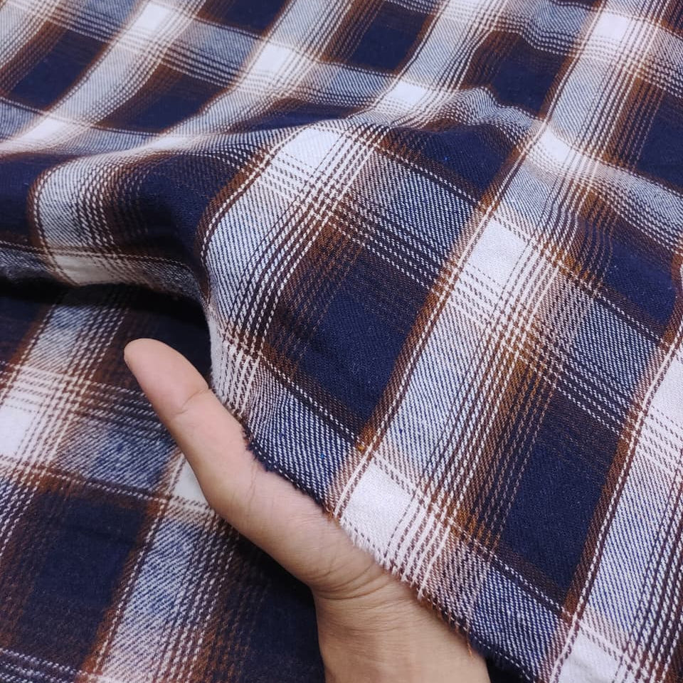 Brushed Checks Fabric SC100