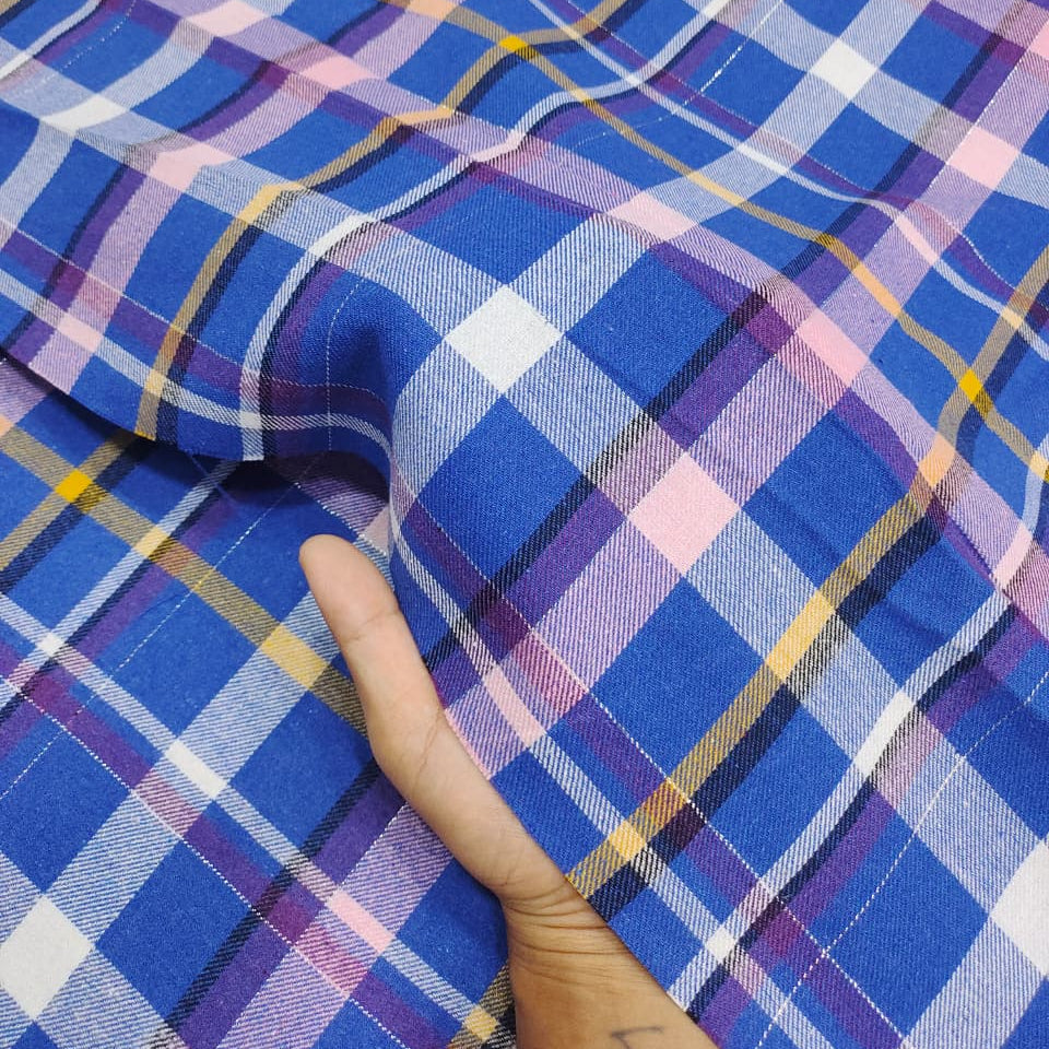 Brushed Checks Fabric SC105