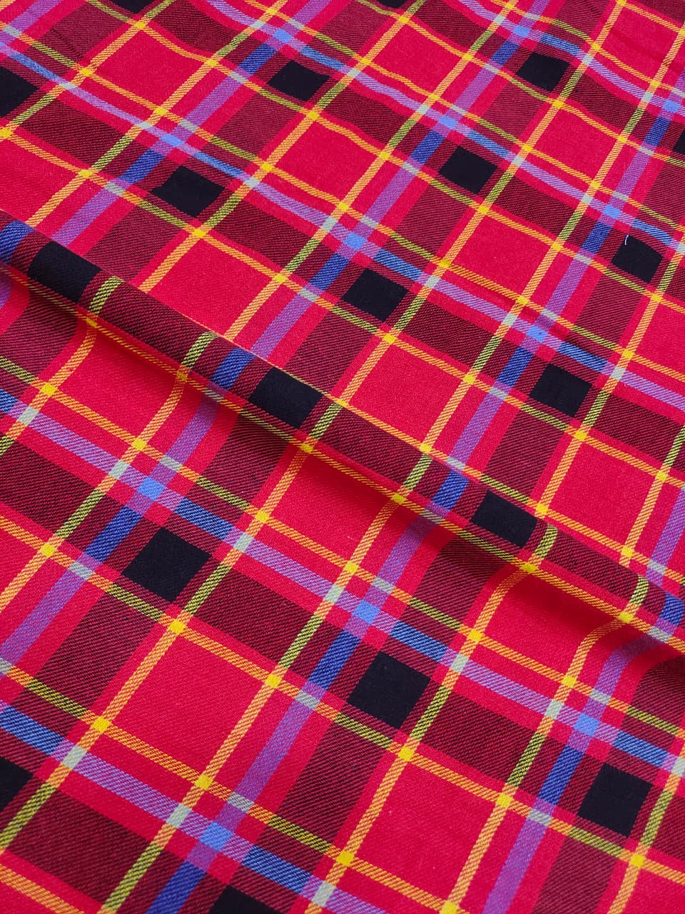 Brushed Checks Fabric SC106