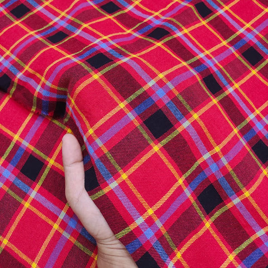 Brushed Checks Fabric SC106