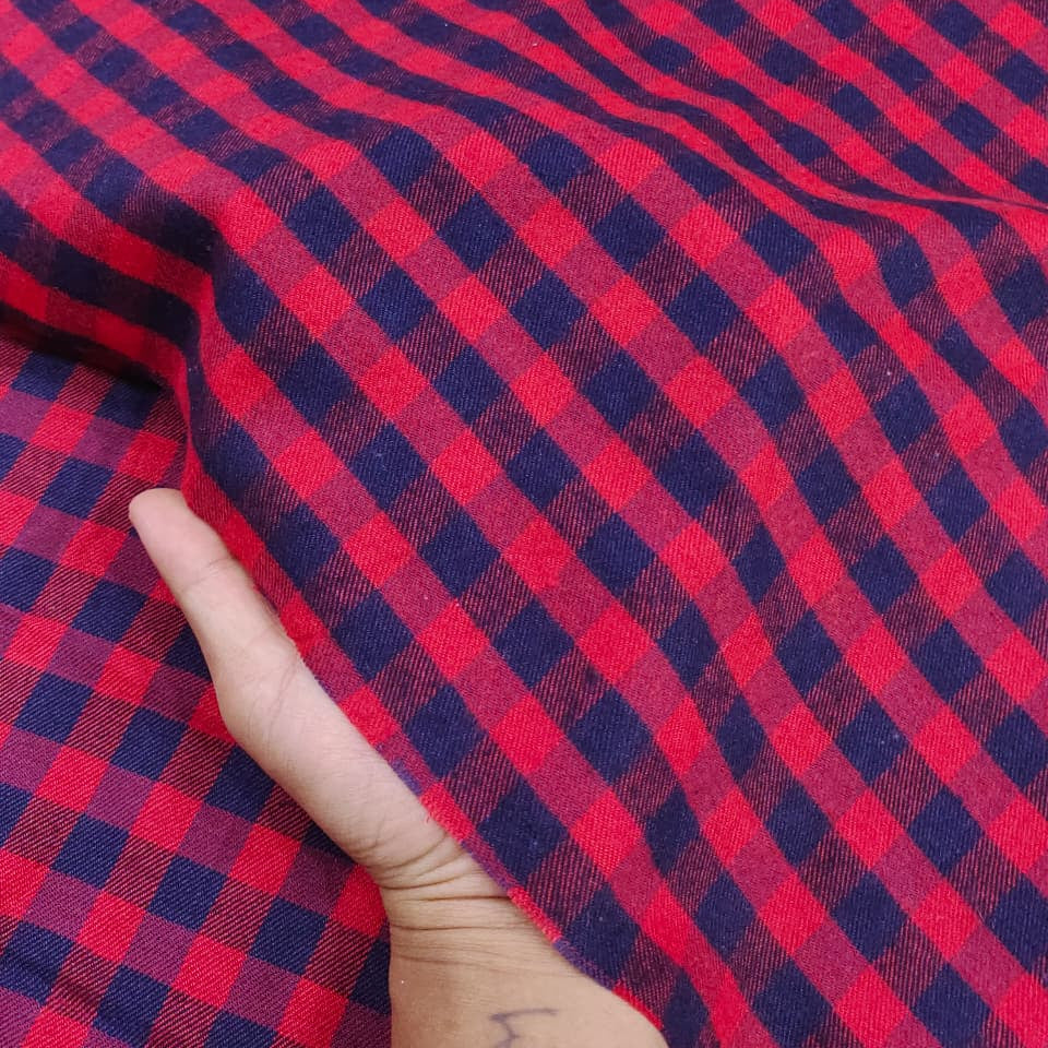 Brushed Checks Fabric SC108